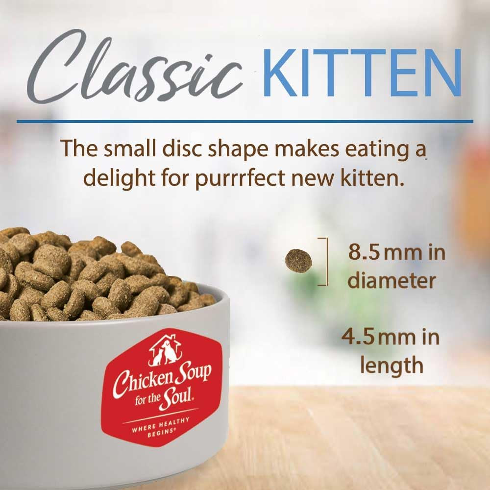 Chicken Soup for the Soul All-Natural Premium Dry Cat Food for Weight Management and Senior Cats, Real Chicken as First Ingredient, No By-Products, High Fiber/Low Fat Formula with Chicken & Brown Rice, 4.5 lb