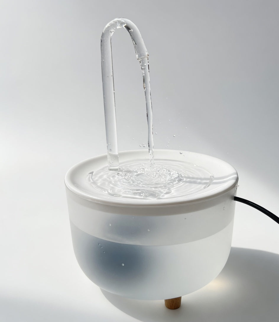 1200mL Pet Water Fountain - Automatic Filtered Pet Water Dispenser with Quiet USB Pump