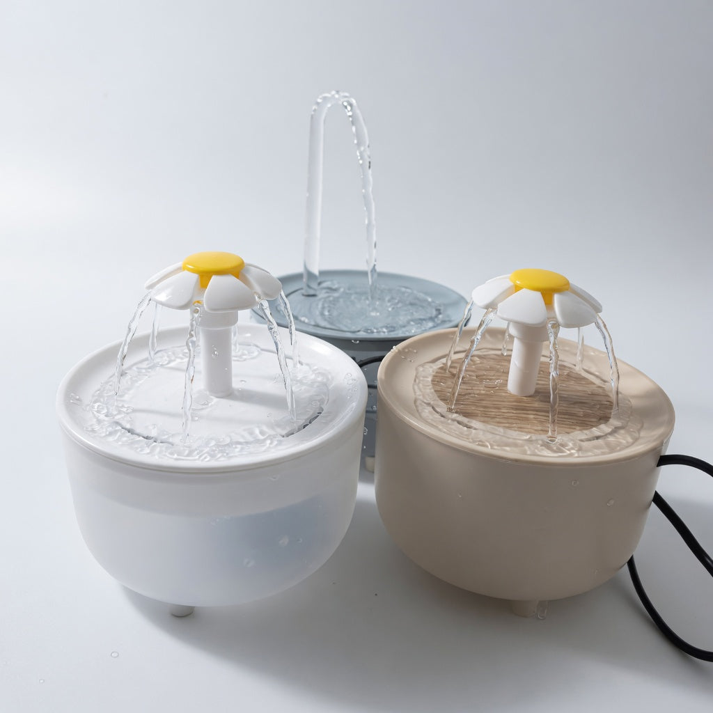 1200mL Pet Water Fountain - Automatic Filtered Pet Water Dispenser with Quiet USB Pump