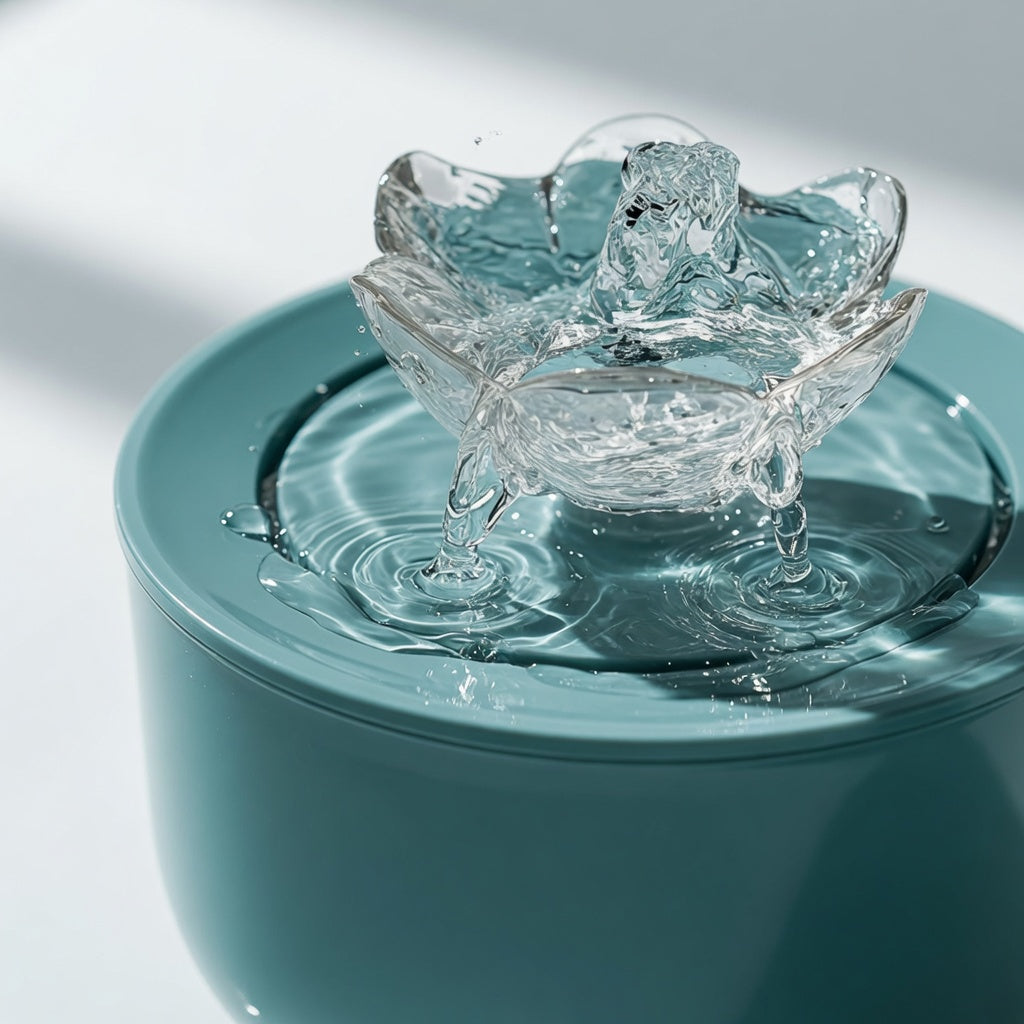 1200mL Pet Water Fountain - Automatic Filtered Pet Water Dispenser with Quiet USB Pump