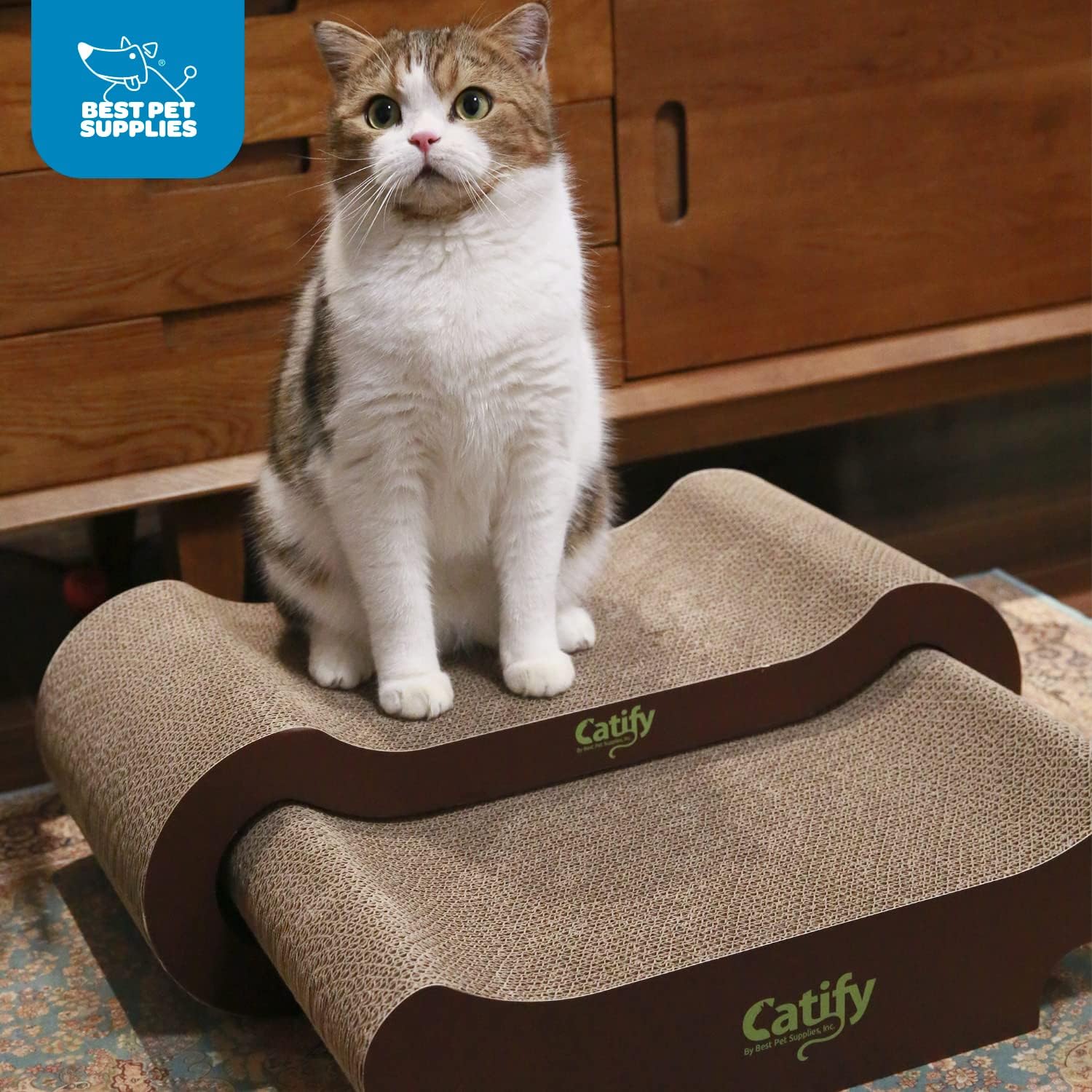 Ultimate Catify Interactive Scratcher - Durable Claw Protector and Fun Indoor Playground for Your Feline Friend