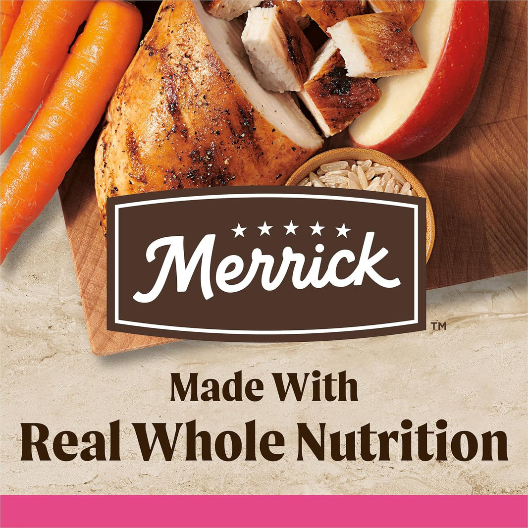 Merrick Healthy Grains Premium Dry Dog Food for Small Breeds, Natural Kibble Recipe - 4.0 lb Bag