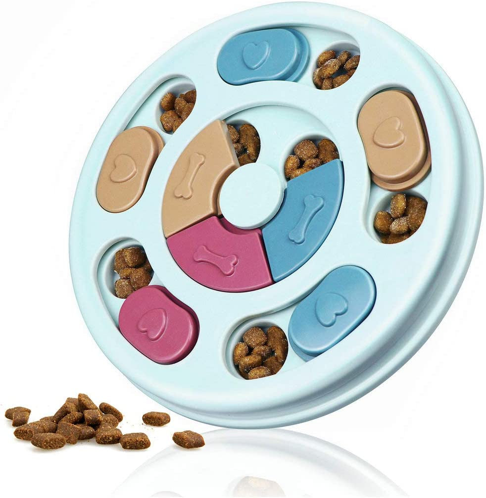 Interactive Dog Puzzle Toys for Mental Stimulation and Enrichment - Treat Dispenser Feeder for Small, Medium, and Large Dogs